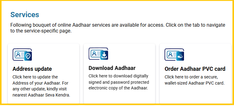 aadhaar Services